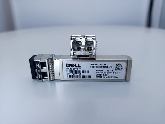 25Gb/S 850nm SFP+ 원래 SFP 모듈 델 FTLF8536P4BNL-E5