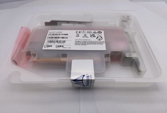 Mellanox MCX516A-CCAT ConnectX-5 EN 100GbE 듀얼 포트 QSFP28 PCIe3.0 X 16 인터페이스 카드 Tall&Short 브래킷 4G 광섬유 연결