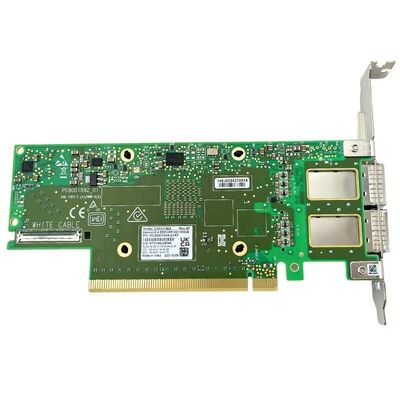 엔비디아 커넥트X-6 시리즈 이더넷 어댑터 MCX653106A-EFAT PCIe4.0 X16 내부 듀얼 포트 100Gb/s QSFP56 서버 스톡