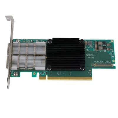 NVIDIA 커넥트-6 VPI 시리즈 MCX654106A-HCAT 이더넷 네트워크 인터페이스 카드 PCIe 3.0x16 듀얼 포트 200Gb/s QSFP56 서버