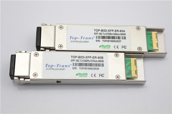 탑트렌스 60Km 10G SFP 모듈 10G SFP+ BIDI TX 1330nm RX 1270nm
