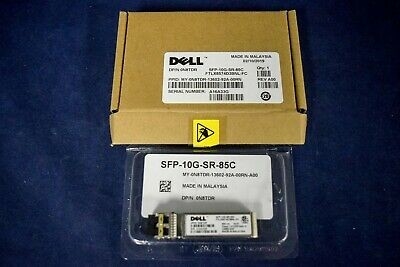 0N8TDR 델 송수신기 SFP+ 10GbE SR 850nm 300m 두 부분으로 된 LC