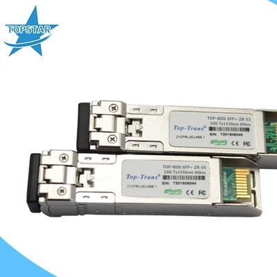 피니사 10G SFP 양방향 송수신기 80Km SFP 모듈 LC 연결기