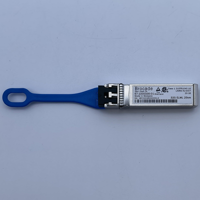 32G FC SFP 송수신기 25KM SMF FC SFP+ ELWL XBR-000278 57-1000355-01을 두드러진 무늬로 장식하세요