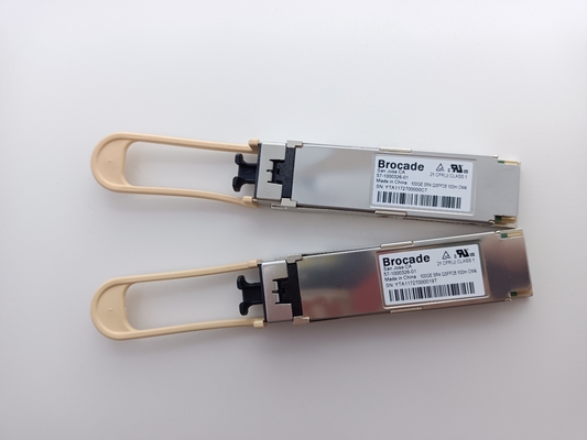 Gen6 FC32-64 FC SFP 송수신기 57-1000326-01 4x25GbE 100GBASE-SR4를 두드러진 무늬로 장식하세요
