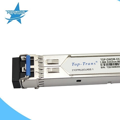 1.25G DWDM SFP 이중 통신 LC SFP 광 전송부 80Km은 끼워 넣을 수 있어서 뜨거워집니다