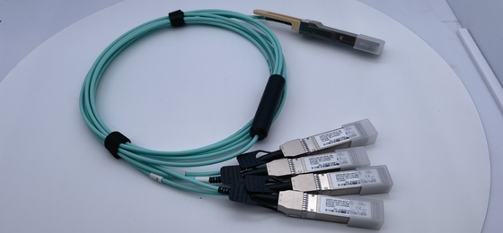 4x10G SFP+ 3M에 대한 시스코 QSFP-4X10G-AOC3M 적합한 탈출 활동적 광케이블 40G QSFP+