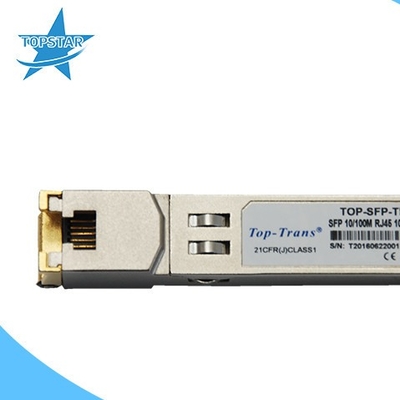 100m 10/100Base 구리 SFP 송수신기 Rj45 연결기 ROHS