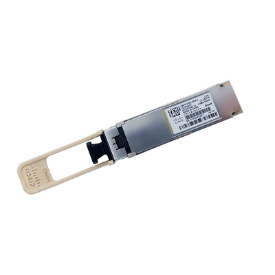MPO-12 연결기와 시스코 QSFP-100G-SR4-S 10-3142-01 QSFP28 100G SR4 100m OM4 MMF 광학 모듈
