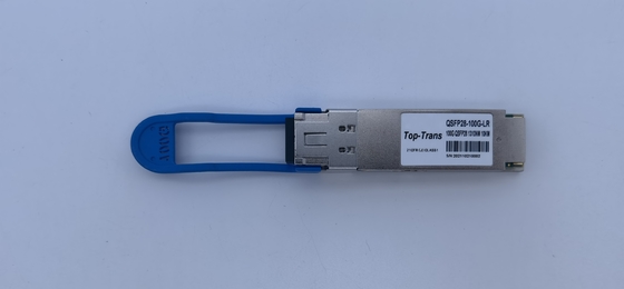 수염 QSFP28 100G PAM4 한 개의 람다 광학 500M SMF LC 두 부분으로 된 QSFP-100G-dr
