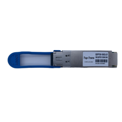 수염 QSFP28 100G PAM4 한 개의 람다 광학 10KM SMF LC 두 부분으로 된 QSFP-100G-lr