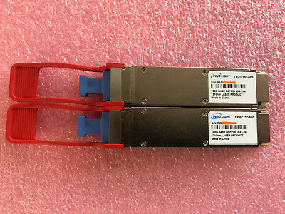 이라이트 100Gb/s QSFP28 ER4 가벼운 이중 전송율 광 전송부 TR-FC13D-NSN