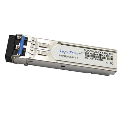 1.25G DWDM SFP 광 송수신기 120km 저출력 분산 네트워크 솔루션