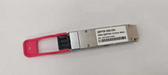 수염 QSFP-100G-ERL4 적합한 LAN-WDM, DCI 40KM SMF 100G QSFP28 모듈