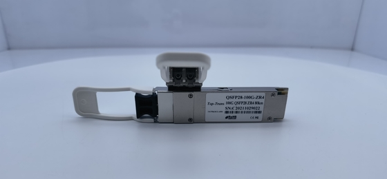 QSFP-100G-ZR4-S 광 송수신기 모듈 1310nm 80 킬로미터 SMF 두 부분으로 되 LC