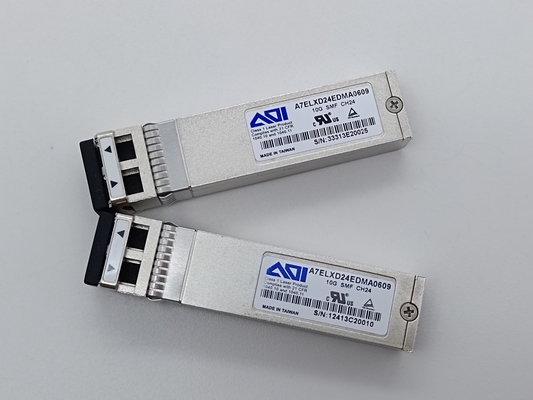 호환되는 AOI A7ELXD24EDMA0609 SFP+ DWDM 듀얼 LC 10G SMF 40km 트랜시버