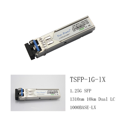 수염 SFP-1G-LX 적합하 단일모드 SFP 송수신기 1310nm 10 킬로미터 SMF 이원적이 LC