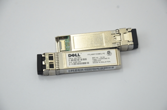 델 FTLX8571D3BCL-FC 10Gb/S 850nm 다중 모드 SFP+ 광 송수신기 모듈