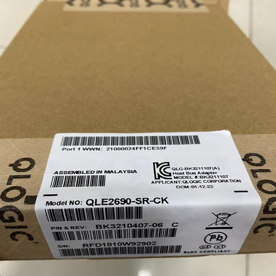 큐로그릭 QLE2690 16Gb 단일 포트 FC HBA 어댑터 피코이에 Gen3 X8 SR LC 멀티 모드 옵틱
