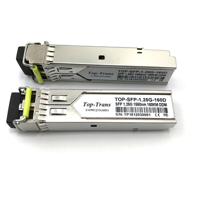 쥬니퍼 SFP-1GE-EZX-160 1.25G SFP 송수신기 1550nm 160 킬로미터 단일모드
