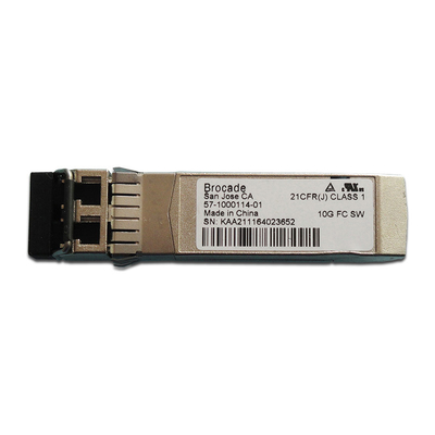 XBR-000218 57-1000114-01 10G 파이버 채널 SFP+ 송수신기 850nm 300m LC MMF 모듈을 두드러진 무늬로 장식하세요
