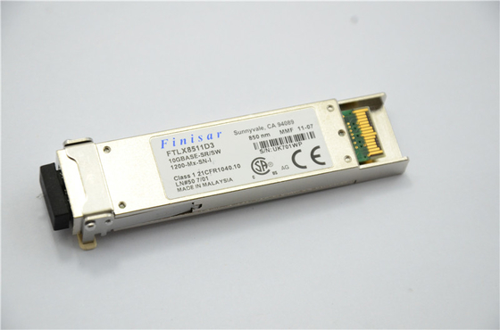 10GBASE-SR / SW 10G 이더넷을 위한 피니사 FTLX8511D3 850nm XFP 광 전송부