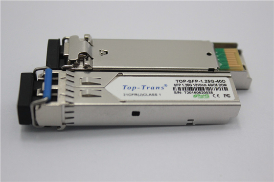 쥬니퍼 EX-SFP-1GE-LX40K 1310nm 40 킬로미터 단일모드 기가비트 SFP 이더넷 광학