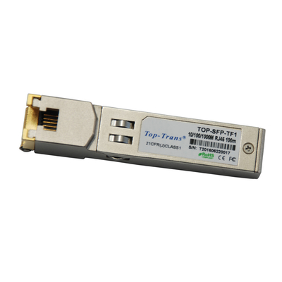 쥬니퍼 SRX-SFP-1GE-t-et 적합한 구리 RJ45 SFP 100m Cat5 변환기 모듈