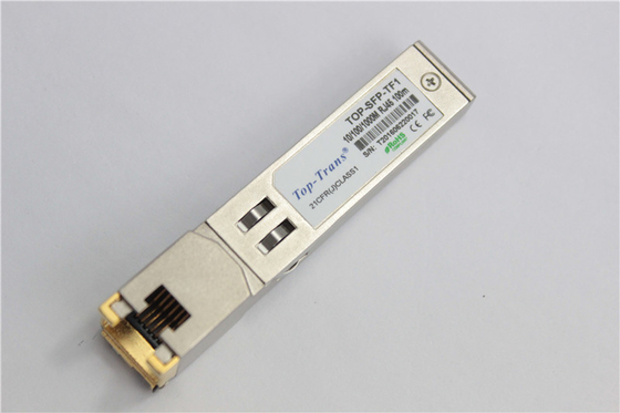 쥬니퍼 SRX-SFP-1GE-t-et 적합한 구리 RJ45 SFP 100m Cat5 변환기 모듈