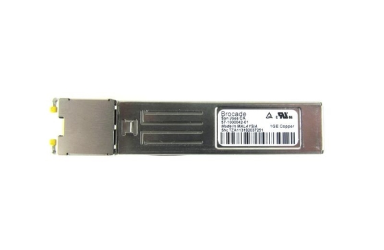 57-1000042-01 XBR-000190 SFP 송수신기 1G 구리 1000BSAE-T RJ45 광학 모듈을 두드러진 무늬로 장식하세요