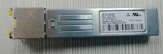 57-1000042-01 XBR-000190 SFP 송수신기 1G 구리 1000BSAE-T RJ45 광학 모듈을 두드러진 무늬로 장식하세요