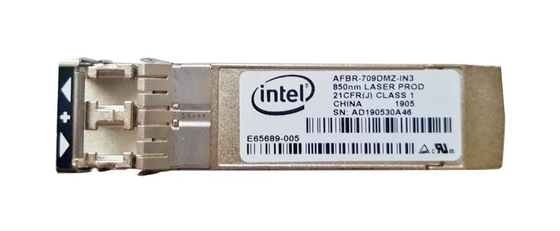 인텔 AFBR-709DMZ-IN3 SFP+ 10Gb 850nm 두 부분으로 된 LC 광 송수신기 모듈