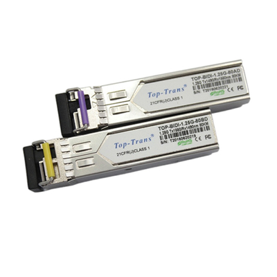 시스코 GLC-BX80-UA 1.25G BIDI SFP 1490nm 1550nm 80 킬로미터 SMF 단순하 LC 송수신기
