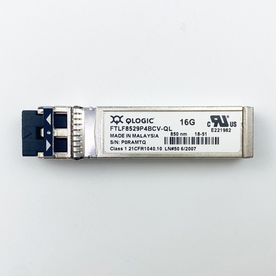 16GB 섬유 채널 850nm SFP+ 광 송수신기 모듈 큐로그릭 FTLF8529P4BCV-QL