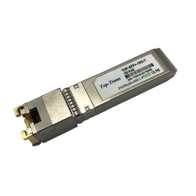 멜라녹스 MFM1T02A-T 10GBASE-T 적합한 10G 구리 RJ45 SFP+ 송수신기