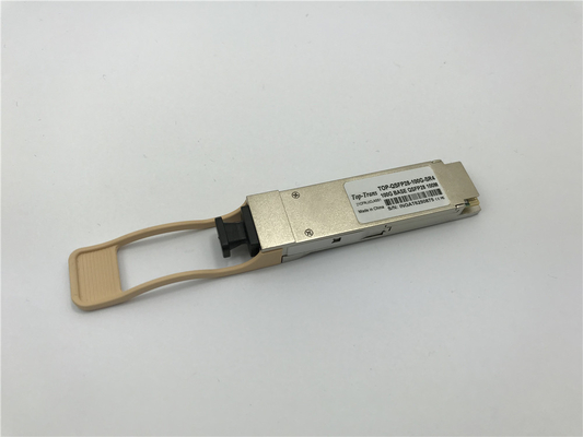 수염 QSFP-100G-SR4 적합한 850nm 100m 평행한 MMF MPO-12 광 전송부