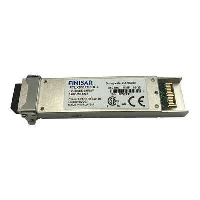 피니사 FTLX8512D3BCL 300m 10Gb/S 850nm 다중 모드 데이터콤 XFP 광 송수신기 모듈