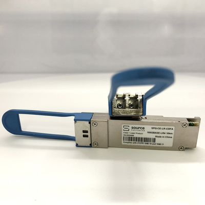 소스 광학 Lc Sfp 모듈 SPQ-CE-LR-CDFA 100GBASE-LR4 QSFP28 10km
