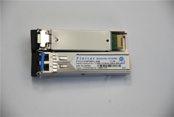 Sfp FTLF1318P2BTL-HW 피니사르 광학 송수신 모듈 1.25G 1310nm 10KM 광섬유 패치 코드