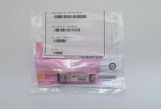 오리지널 SFP-25G-SR-S 섬유 모듈 호환성 25GBASE-SR SFP28 트랜시버