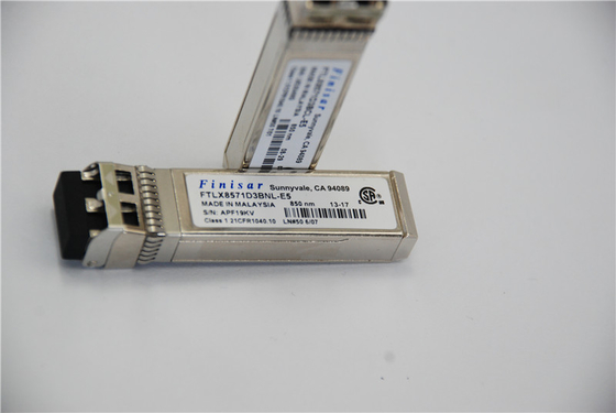 오리지널 피니사르 FTLX8571D3BNL 모듈 컴플라이언트 10Gb/S 850nm SFP+ 광학 데이터컴 트랜시버