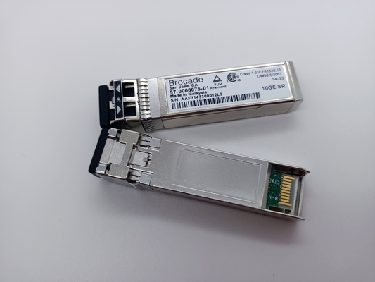 브로케이드 57-0000075-01 XBR-000180 광적 송신기 10G-SR MMF SFP+ - LC 300m 850nm DDM 모듈