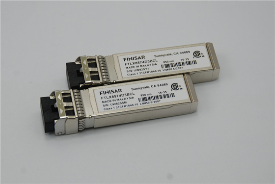 피니사르 FTLX8571D3BCL 10Gb/s 850nm 멀티모드 데이터콤 SFP+ 광 수신기 모듈