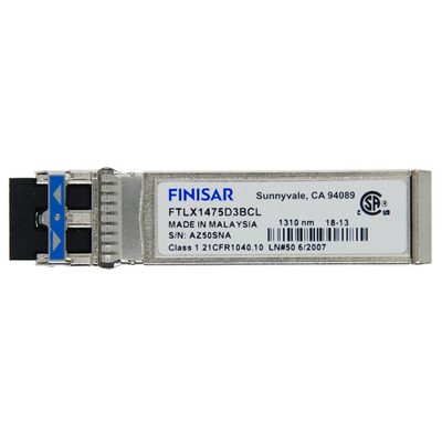 오리지널 피니사르 FTLX1475D3BCL-FC RoHS-6 컴플라이언트 10Gb/S 10km 1310nm SMF 데이터콤 SFP+ 트랜시버