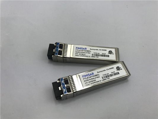 오리지널 피니사르 FTLX1471D3BCV 모듈 10G 듀얼 레이트10km SFP+ 10km SFP+ 광 수신기