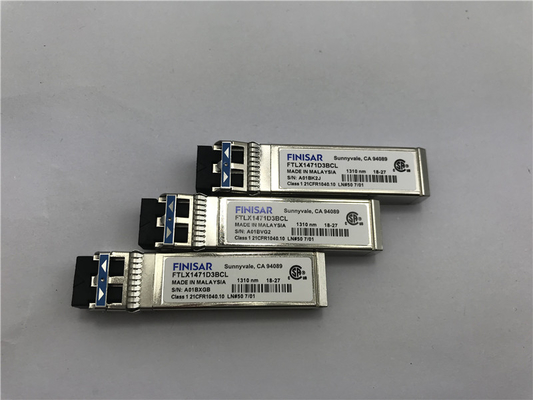 오리지널 피니사르 FTLX1471D3BCV 모듈 10G 듀얼 레이트10km SFP+ 10km SFP+ 광 수신기