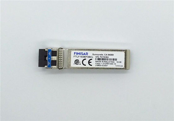 오리지널 피니사르 FTLF1436P3BCL 모듈 듀플렉스 SMF 1310nm 대역 25.78 Gb/S LC 트랜시버 모듈