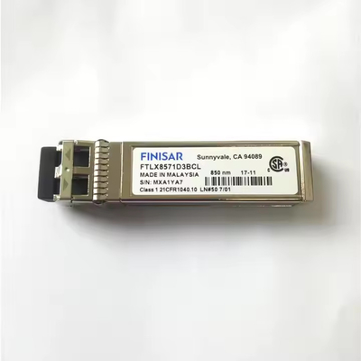 피니사르 FTLX8571D3BCL 10Gb/s 850nm 멀티모드 데이터콤 SFP+ 광 수신기 10G 이더넷 MPO POE 4G 호환 SM