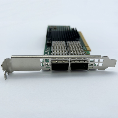 모두 새로운 Mellanox MCX653106A-ECAT 네트워크 카드 PCI 인터페이스 도매 고성능 인피니밴드 컴퓨팅 데이터 센터용