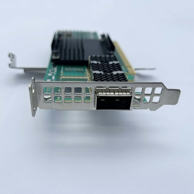 MCX653105A-ECAT 단일 QSFP56 네트워크 카드 인피니밴드 및 이더넷 (황 및 광)